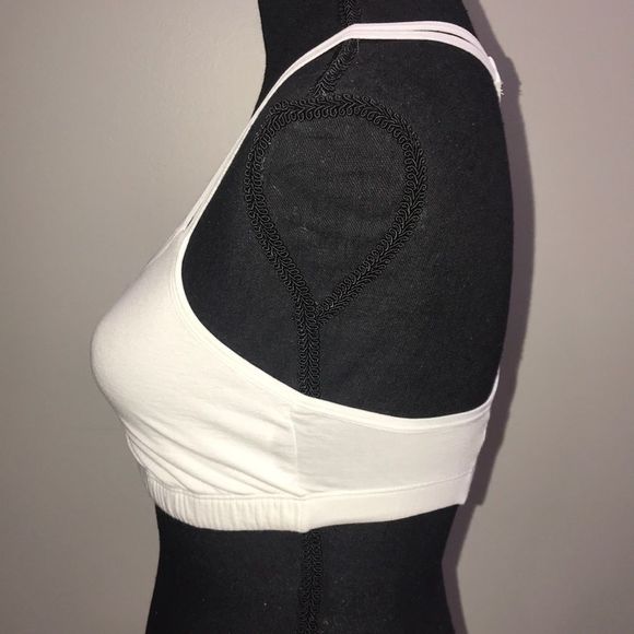 NWOT White Sports Bra - Picture 2 of 3